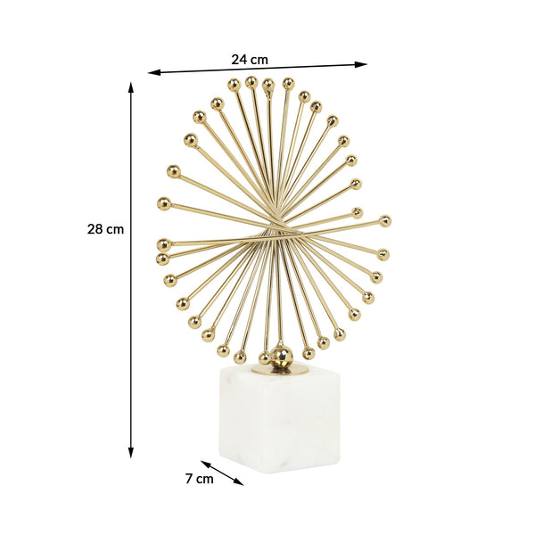 De Massion Spinfinity Sculpture in Gold dimensions