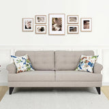 Paddington Fabric 3 Seater Sofa in Beige Colour