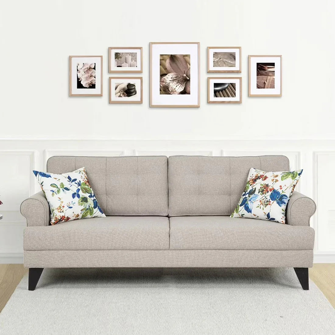 Paddington Fabric 3 Seater Sofa - HomeTown