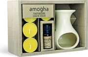 Amogha Ceramic Vapouriser Set in Lemongrass Colour - HomeTown