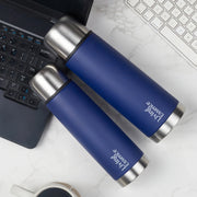 Fiesta Thermosteel Puro Vaccum Flask Combo Set of 2 in Cobalt Colour - HomeTown