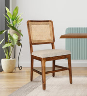 Siam Marble Top Dining Chair (Set Of 2) in Walnut Colour - HomeTown