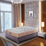 Restonic Ardene Pocket Spring King Mattress 84x72x8 Inch in Brown Colour - HomeTown