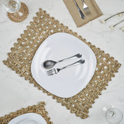 Ebony Handmade Seagrass Placemat 30x45 Cm in Natural Colour - HomeTown