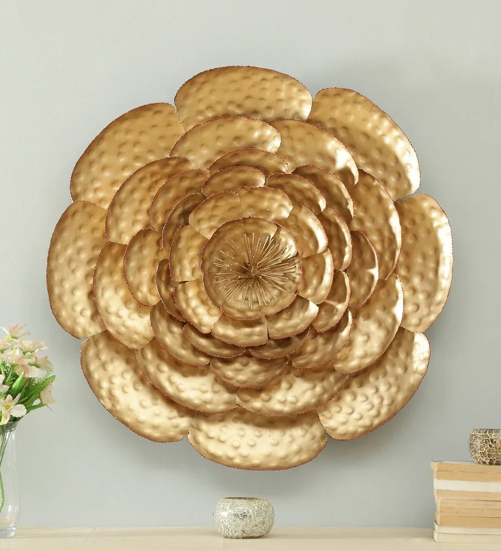 Wall Decor Metal Flower Of Fire Big by Vedas - HomeTown