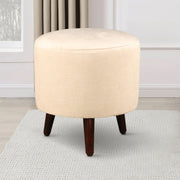 Ordhid Fabric Ottomans in Peach Colour - HomeTown