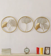 Wall Decor Metal Ginko Alina Set of 3 by Vedas - HomeTown