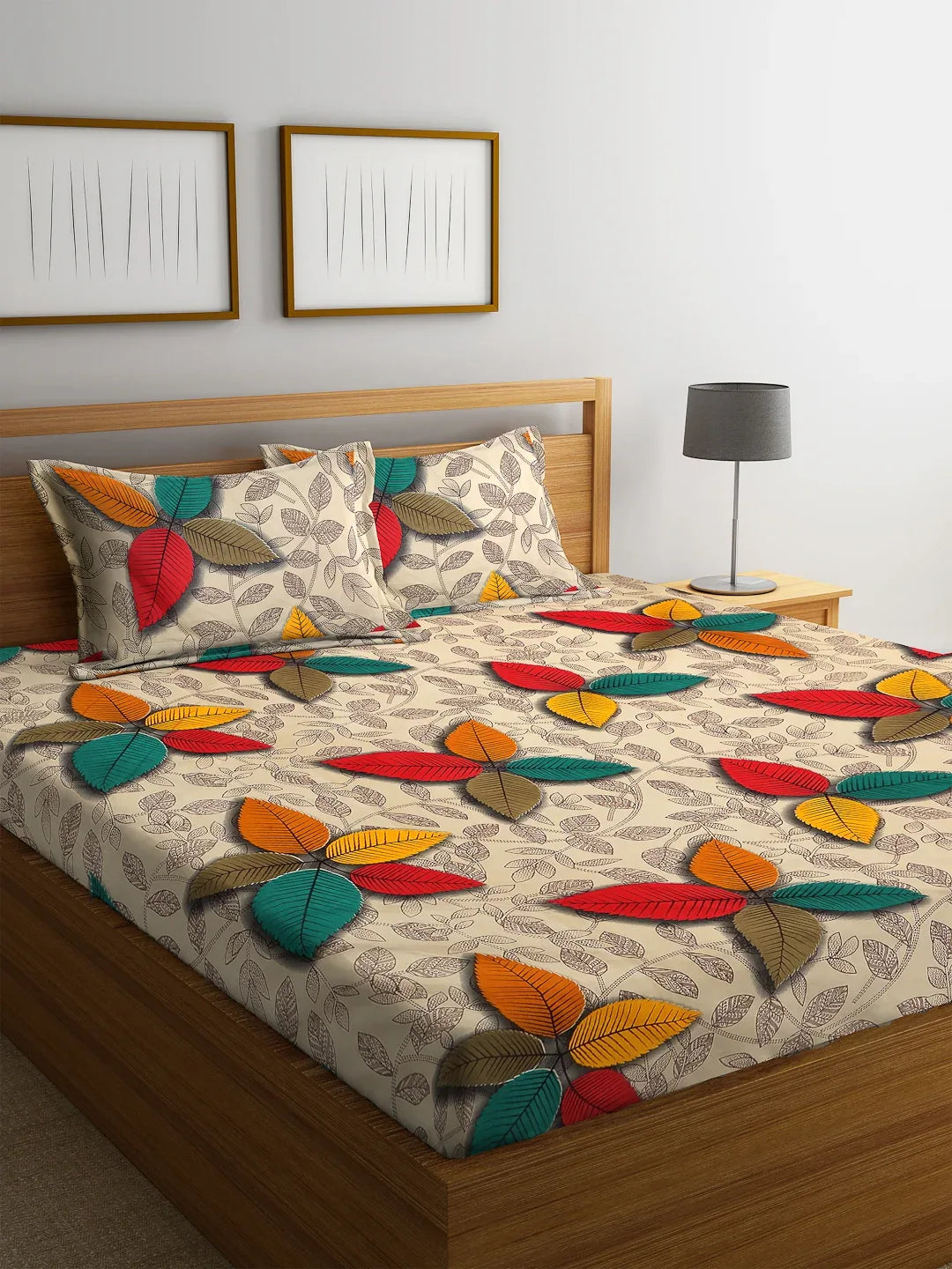 Carnival Double Bedsheet 220 x 230 CM in Multi Colour - HomeTown