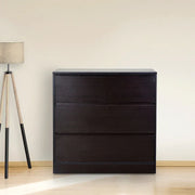 Basic Chest of 3 Drawer in Wenge Colour - HomeTown