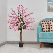 Ilana Artificial Cheery Blossom Potted Tree 120Cm in Pink Colour - HomeTown