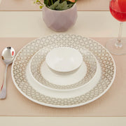 Nora Adela Bone China Small Plate 18 Cm in White Colour - HomeTown