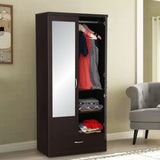 Utsav 2 Door Wardrobe with Mirror