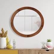 Siam Acacia Wood Mirror in Honey Colour - HomeTown