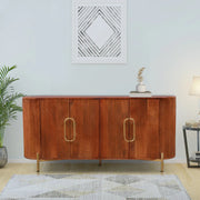 Caravelle Solidwood Sideboard in Dark Brown Colour - HomeTown