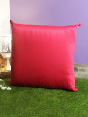 Nora Palette Cotton Satin Sham Cover 60x60 Cm 210 TC in Berry Colour - HomeTown