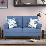 Paddington Fabric 2 Seater Sofa in Blue Colour