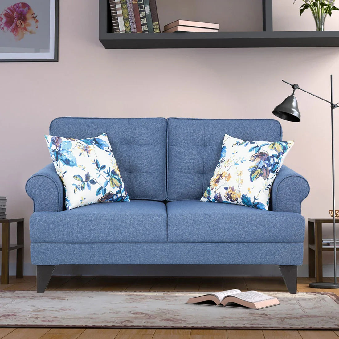 Paddington Fabric 2 Seater Sofa - HomeTown