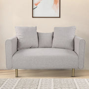 Asher Fabric Two Seater Sofa in Grey Colour - HomeTown