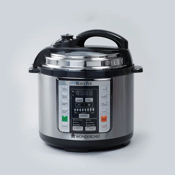 WONDERCHEF Stainless steel Electric Nutri Pot 3 Ltr in Black & Silver Colour dimensions