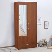 Ultima 2 door wardrobe in Walnut Finish - HomeTown