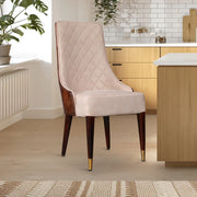 Delphine Dining Chair Set of 2 in Walnut Colour - HomeTown