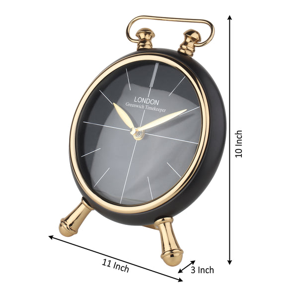 De Massion Essence Desk Timepiece in Black Gold dimensions
