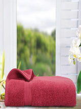 Paradiso Cotton Bath Towel in Burgundy Colour
