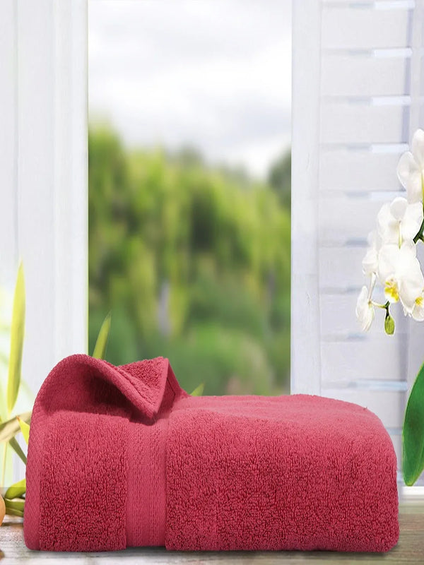 Paradiso Cotton Bath Towel 70X150 Cm 500 Gsm in Burgundy Colour dimensions