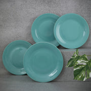 Palette Ceramic 10.5 Inch Dinner Plate 4 Pcs in Blue Colour - HomeTown