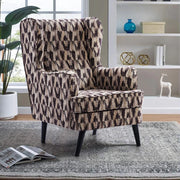 Charm Fabric Arm Chair in Brown Colour - HomeTown
