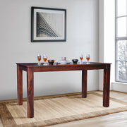 Jaxon Solidwood Six Seater Dining Table in Teak Colour - HomeTown
