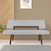 Lillian Solidwood Six Seater Dining Bench in Walnut Colour - HomeTown