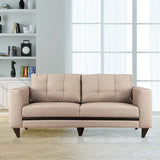Garcia Fabric 3 Seater Sofa in Brown Colour