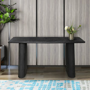 Jett Console Table in Concrete Black Colour - HomeTown