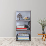 Mezzola Engineered Wood 3 Tier Bookshelf Small in Wenge Colour