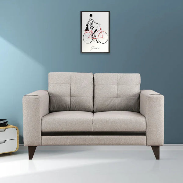 Garcia Fabric 2 Seater Sofa in Grey Colour dimensions