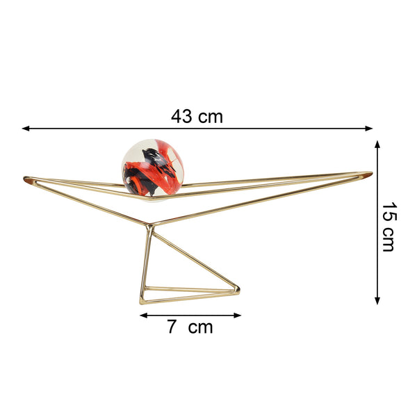 De Massion Orb's Triangular Nexus with Red Ball dimensions