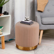 Francesca Fabric Ottomans in Beige Colour - HomeTown