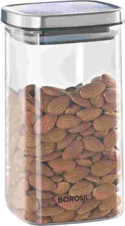 Borosil Classic Square Jar 1400 Ml - HomeTown