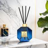 Iris Celeste Glass Octagonal Reed Diffuser Lavender Frost - Best Oil Diffuser