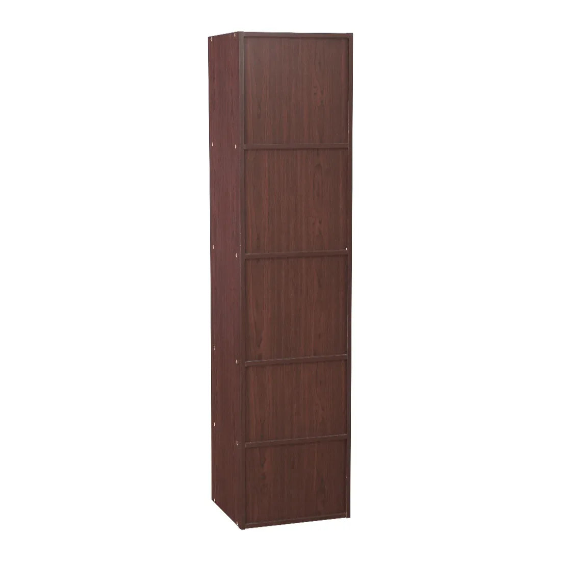 Albert Engineered Wood 5 Tier Cabinet in Cherry Brown Colour - HomeTown