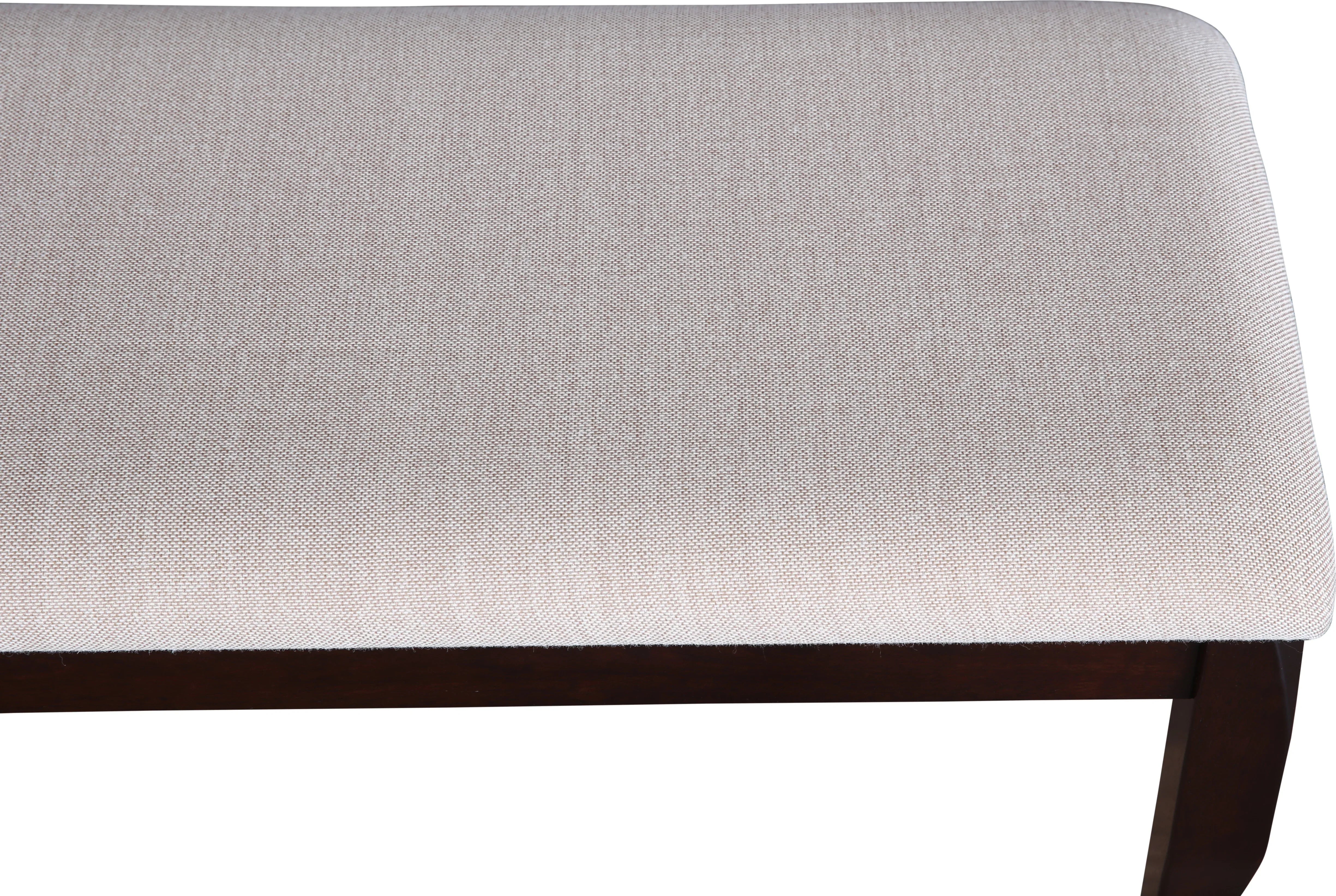 Cardiff Solidwood 6 Seater Dining Set with Bench in Expresso Colour - HomeTown