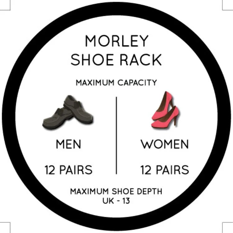 Morley Shoe Rack in Wenge Colour - HomeTown