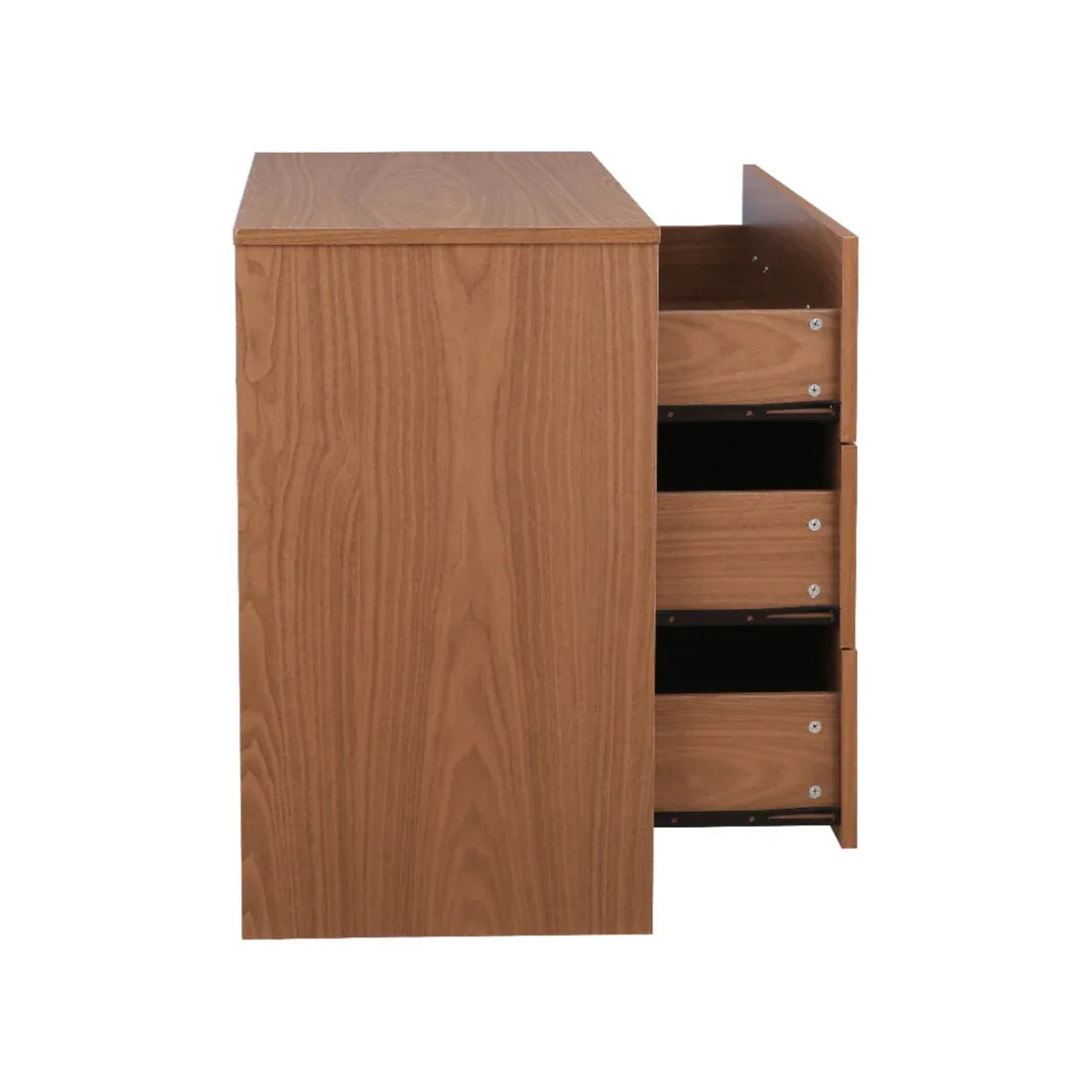 Atlas Engineered Wood Chest of Drawers in Walnut Colour - HomeTown
