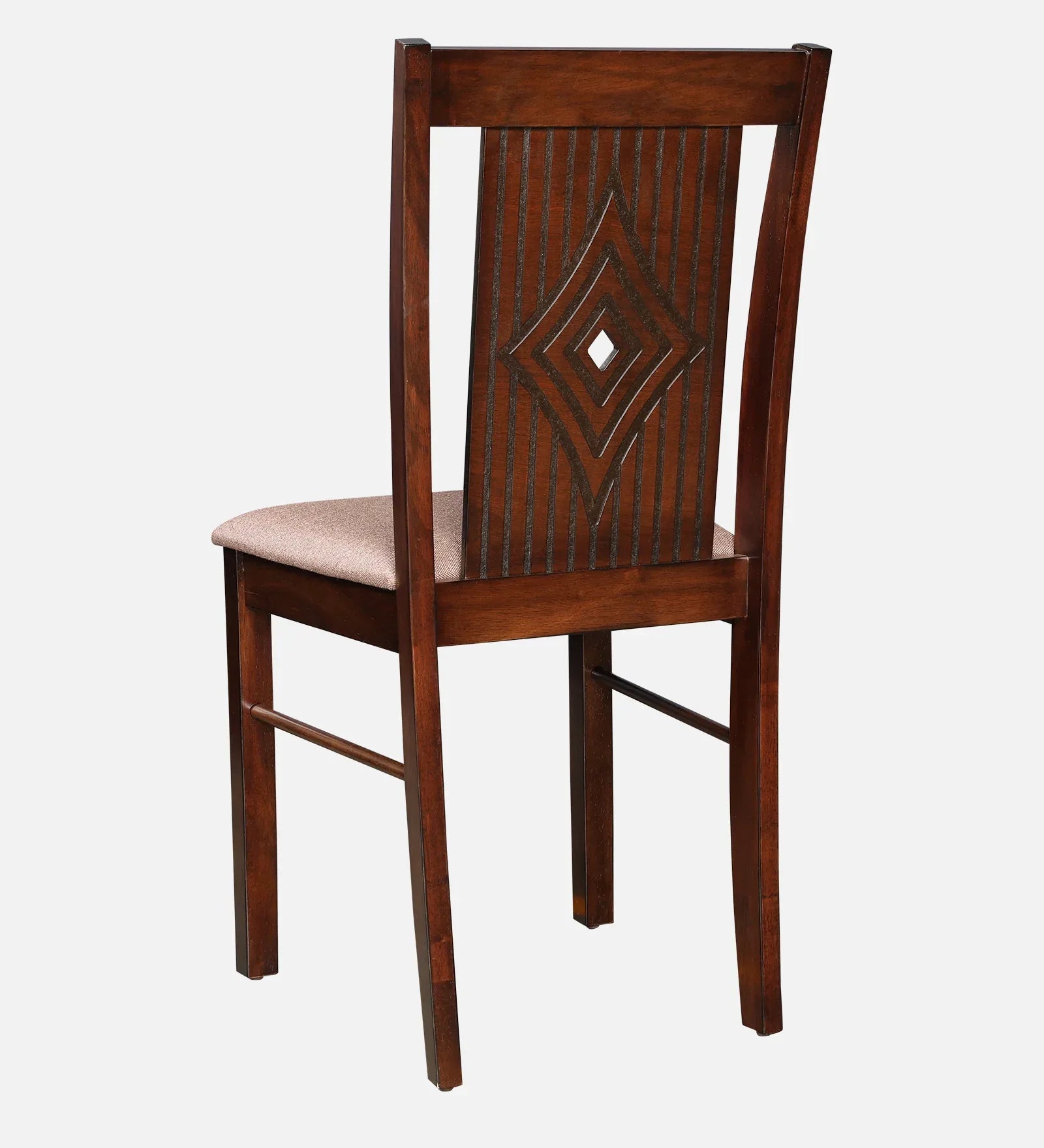 Aravali Rubberwood Six Seater Dining Set With Bench in Antique Cherry Colour - HomeTown