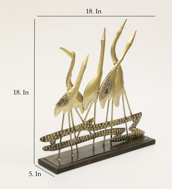 Vedas F-Flamingo Table Decor dimensions