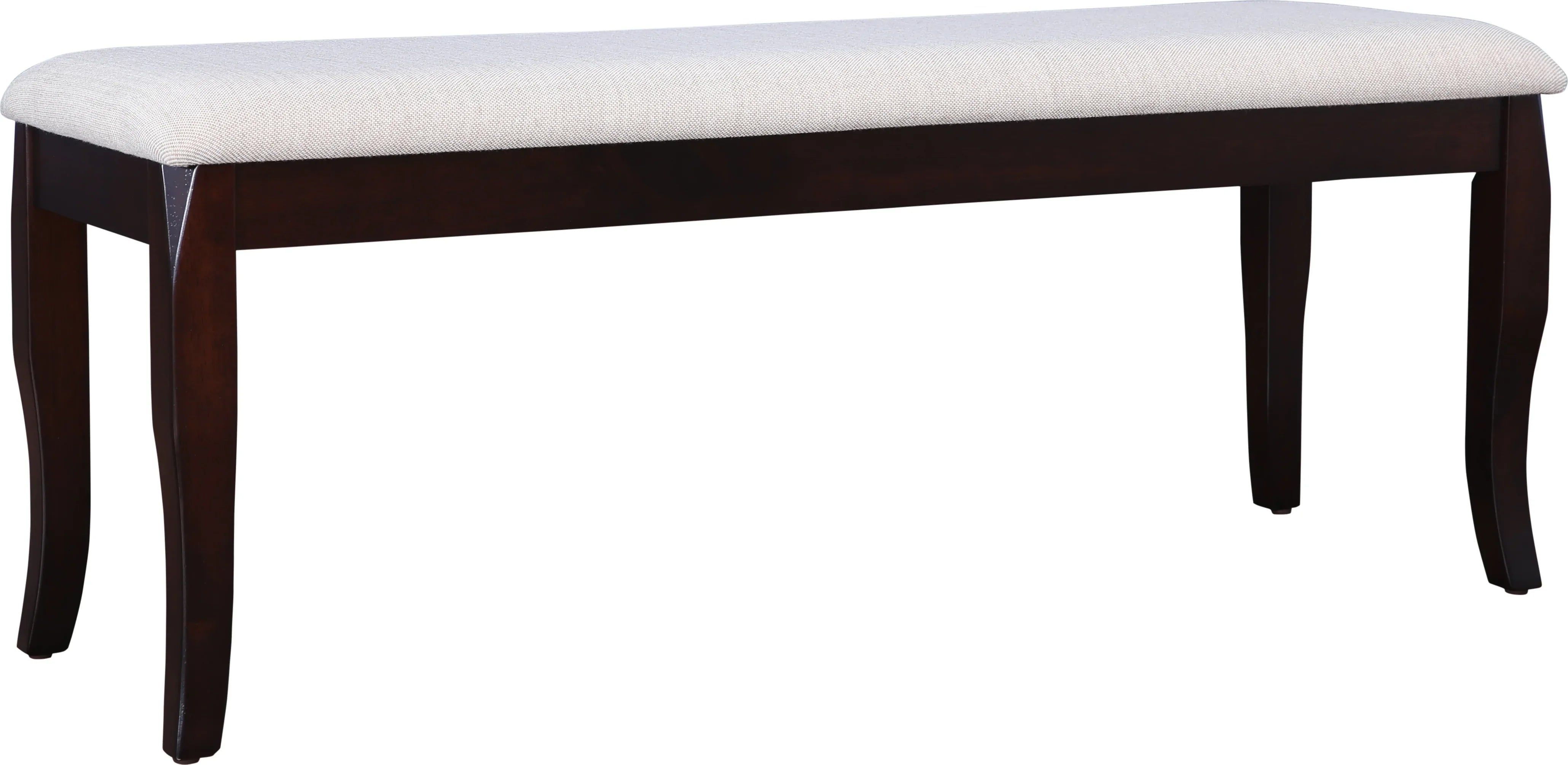 Cardiff Solidwood 6 Seater Dining Set with Bench in Expresso Colour - HomeTown