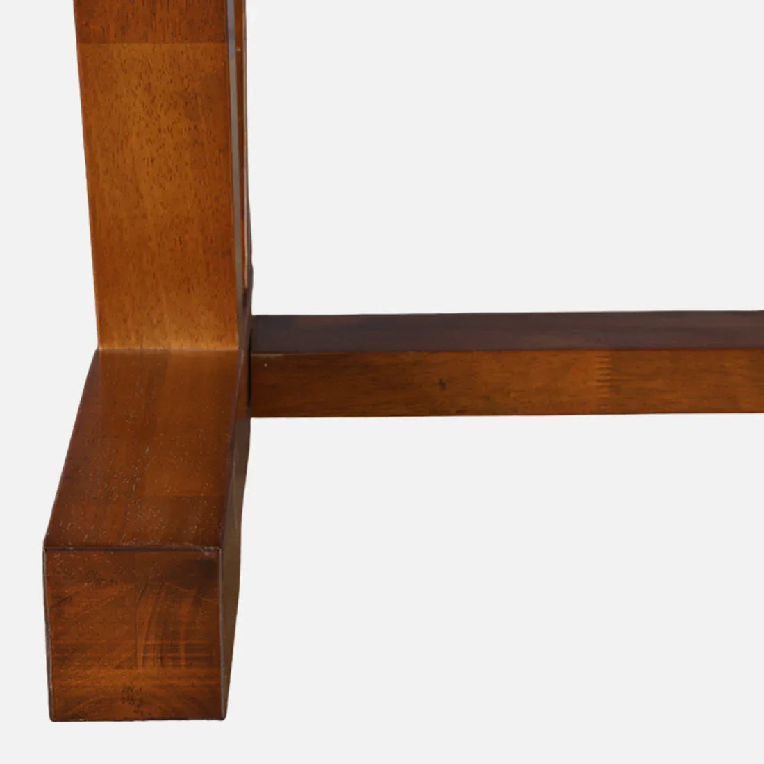 Florentine Marble Finish Six Seater Dining Set in Dark Walnut Colour - HomeTown