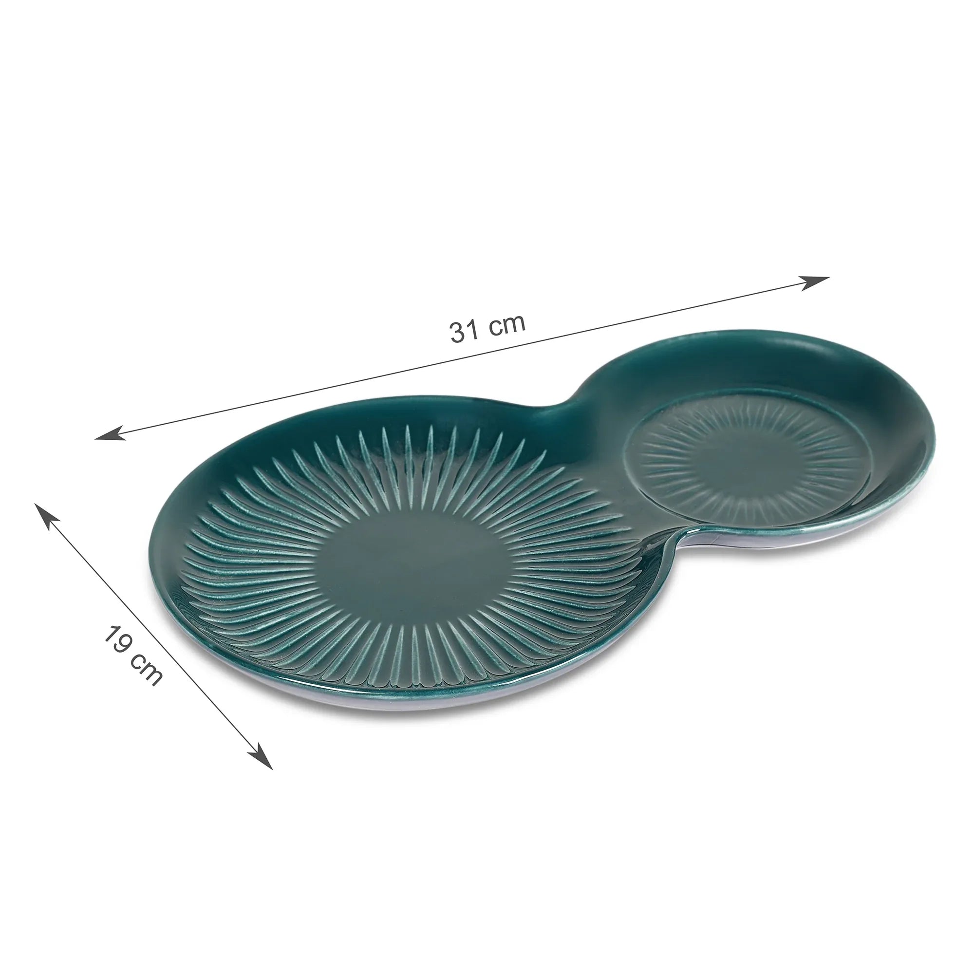 Ace Ceramic Soup Cup & Serving Platter Combo in Assorted Colour - HomeTown