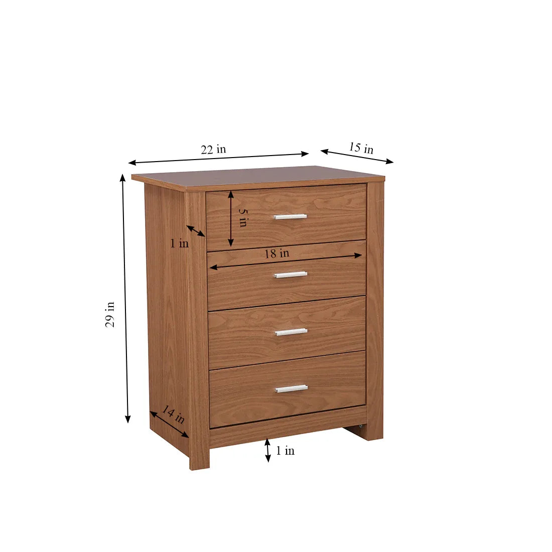 Renley Multipurpose Cabinet in Walnut Colour - HomeTown